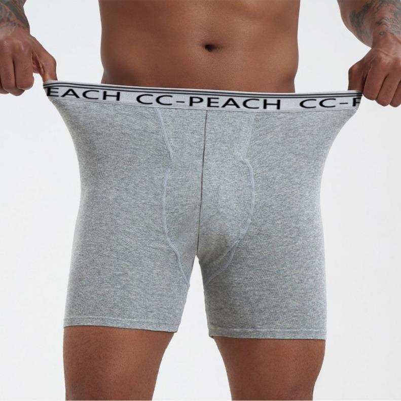 Men's 6-Pack Basic Elastane Boxer Briefs - Sweat Control Training Underwear, Cooling Tech, Breathable Fabric, Moisture-Wicking, No Ride-Up Design for Everyday Wear, Sweat Control Men's Boxer Briefs
