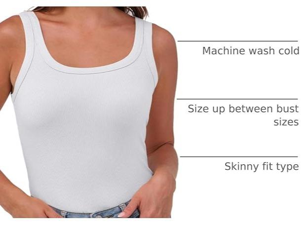 Women's Sleeveless Scoop Neck Ribbed Fitted Tank Top, 2026 Summer Basic Slim Cute Casual Top, 90% Polyester 10% Spandex, Business Wear Compatible, Do Not Bleach