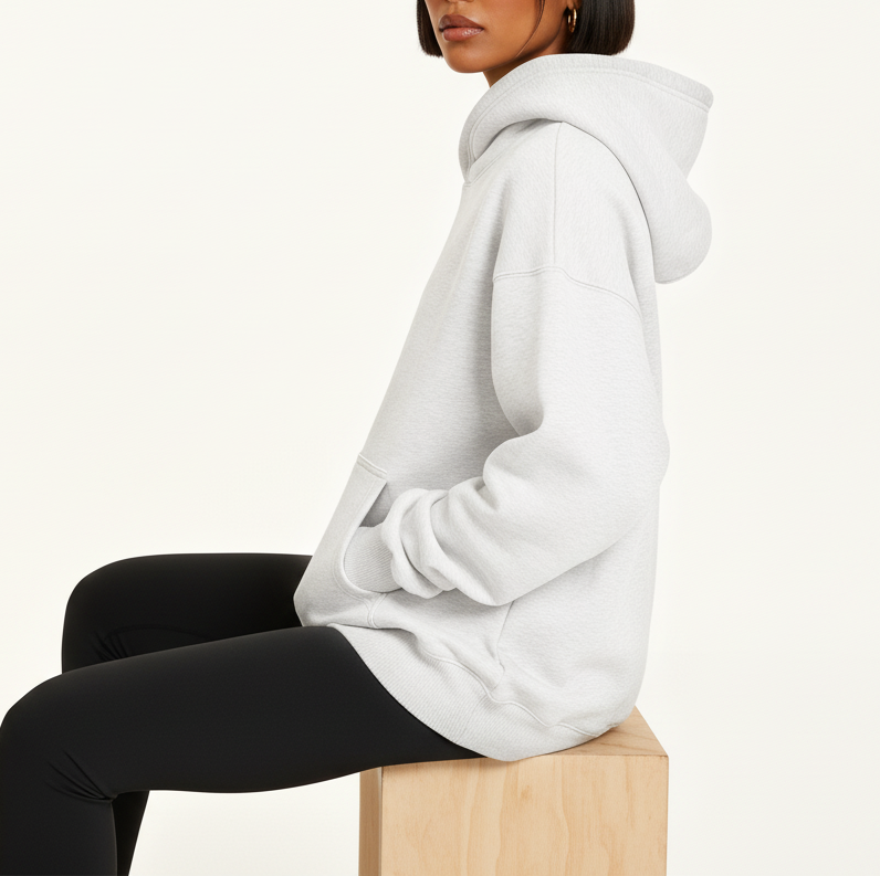 【Limited time deal】Women Oversize Hoodie with Pocket Sweatshirt Fall Fashion Pullover Warm Soft Sweaters Winter Clothes