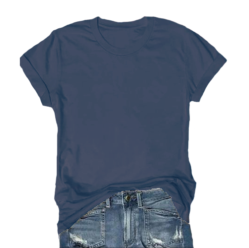 Women's Short Sleeve T-Shirt Solid Color Round Neck Casual Tee Top Womenswear Basic Shortsleeve Tshirt Women’s Clothes Breathable Fabric Women Underwear（T-shirt only）