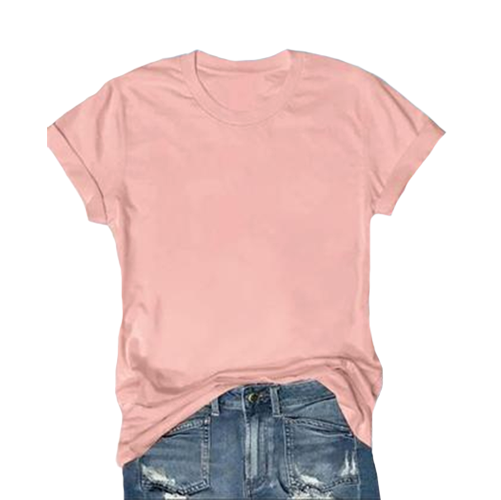 Women's Short Sleeve T-Shirt Solid Color Round Neck Casual Tee Top Womenswear Basic Shortsleeve Tshirt Women’s Clothes Breathable Fabric Women Underwear（T-shirt only）